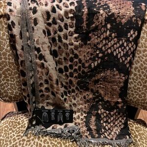 INC International Concepts Animal Print Scarf